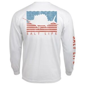 NWT Salt Life ‘Sailin Flag’ Fishing Tee Size 3x